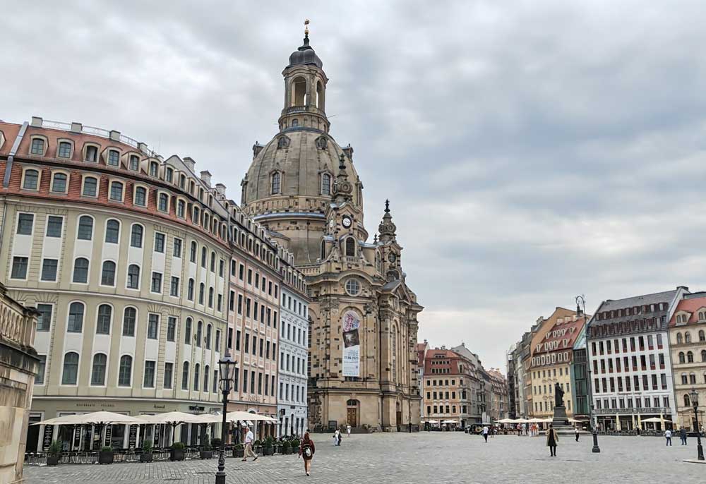 Frauenkirche vom Neumarkt Frauenkirche vom Neumarkt