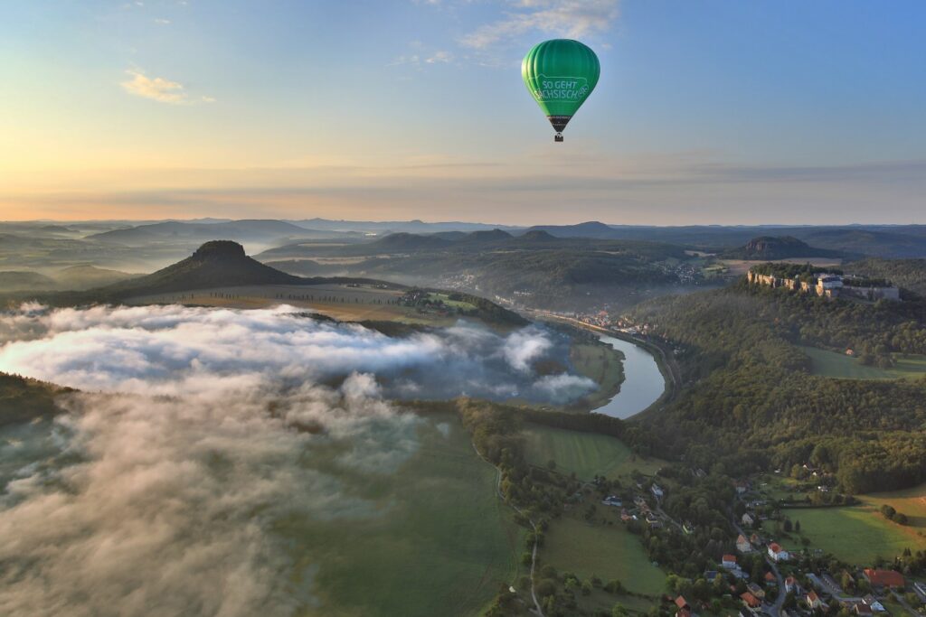 Heissluft Ballon Elbsandstein 5 Heissluft Ballon Elbsandstein 5