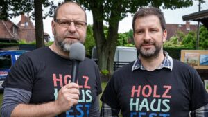 So schön war das Holzhausfest Niesky: Holzhauslauf, Besichtigungen und Musik