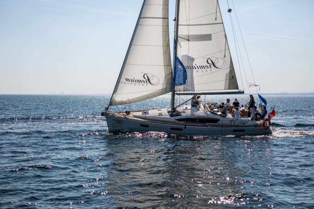 Segeltour Danzig Hafenrundfahrt Segelboot