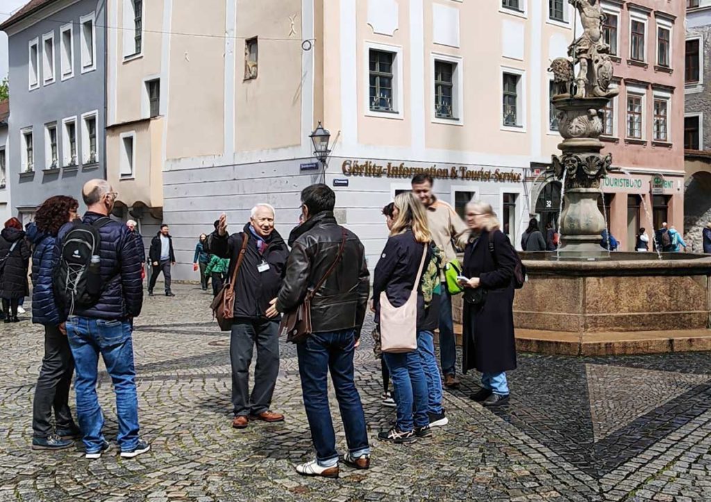 Stadtfuehrung Goerlitz Beginn am Obermarkt