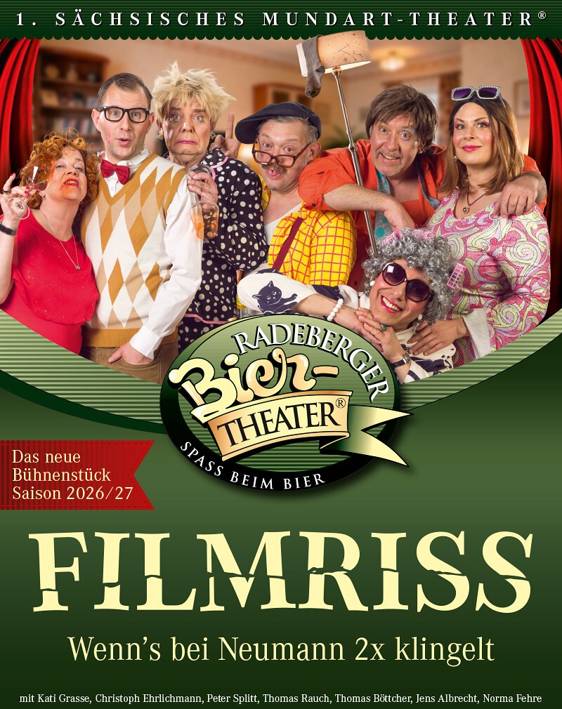 Filmriss! – Wenn’s bei Neumann 2x klingelt – offizielles Programmmotiv
