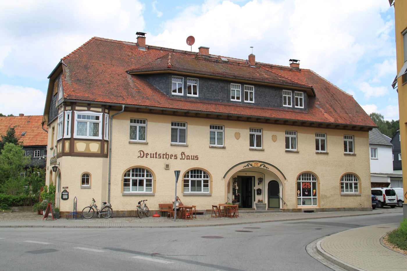 cunewalde rundwanderweg haus Historisches Haus in Cunewalde, Aufnahme 2012