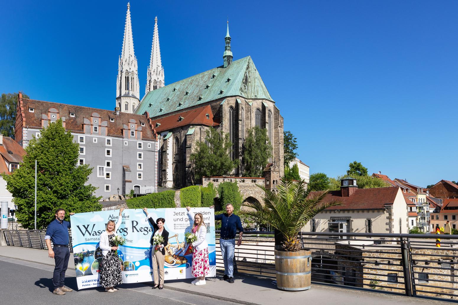 Schiffsparade und Stollenkrone: Die Europastadt Görlitz/Zgorzelec feiert gemeinsam mit INTERREG