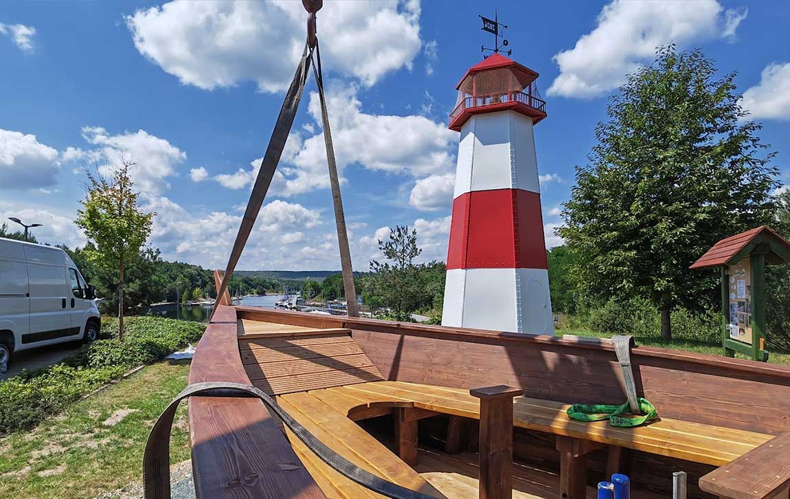 lounge boot hafen berzdorfer see Ein neues Lounge-Boot am Berzdorfer See