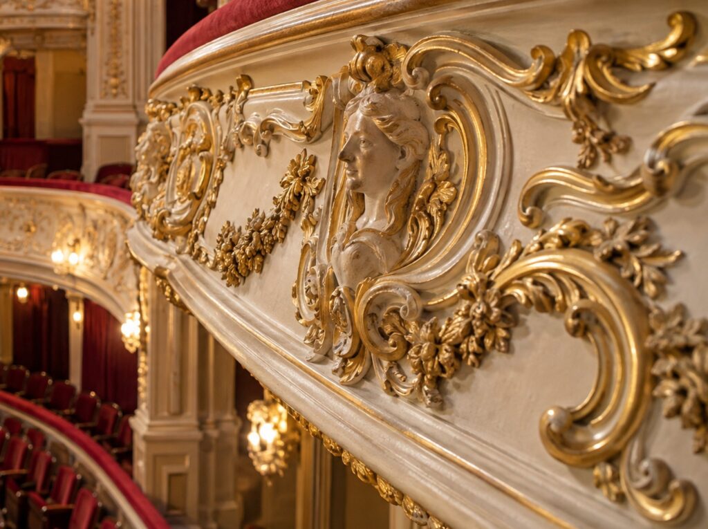 Detailaufnahme im Theater