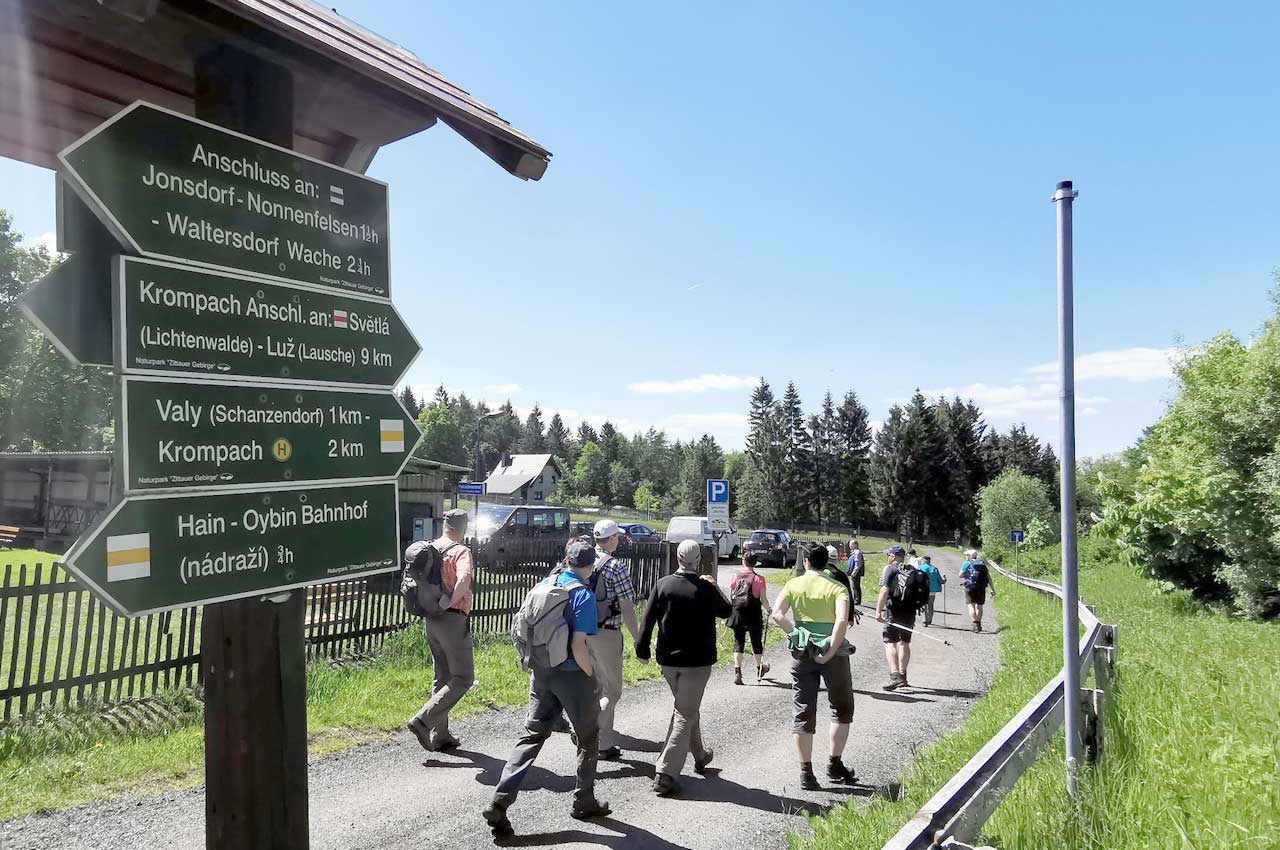 wandern.mit kindern im Zittauer Gebirge