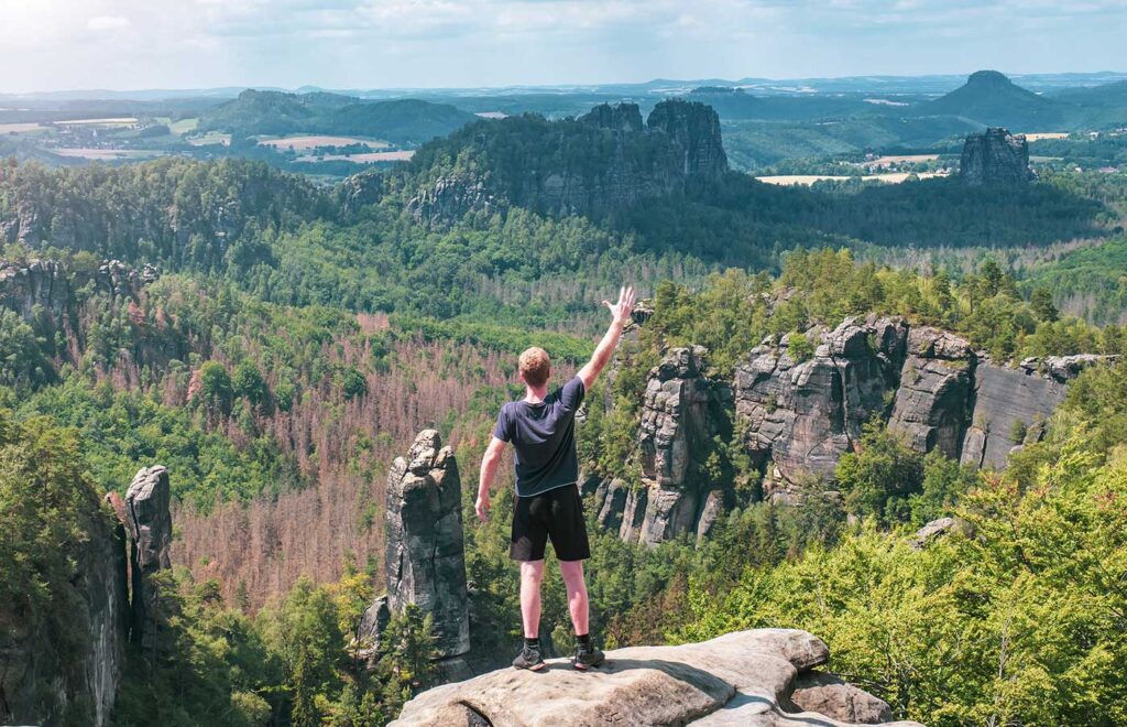 wanderung carolafelsen blick wanderung carolafelsen blick